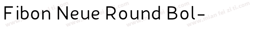 Fibon Neue Round Bol字体转换